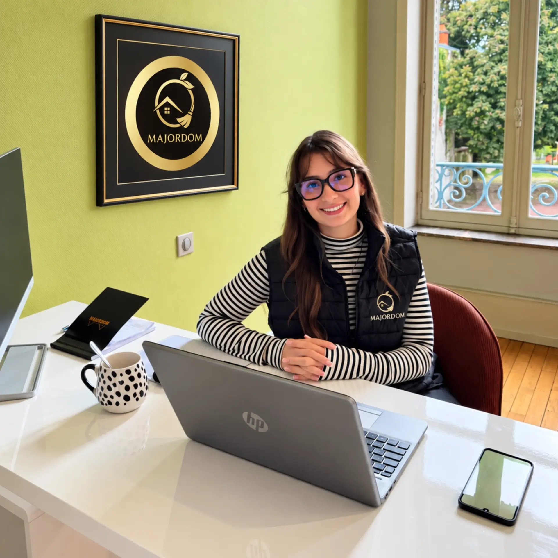 Emma Dieulin, responsable de l'agence Majordom Nancy